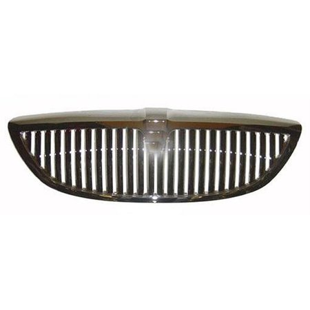 GEARED2GOLF Grille without Limited Edition for 2003-2011 Lincoln Towncar, Chrome GE1833575
